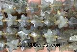 STAR60 15 inches 14mm faceted star labradorite gemstone beads