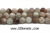 SUNS18 15 inches 12mm round golden sunstone gemstone beads