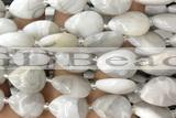 TEAR04 15 inches 13*18mm flat teardrop crazy agate beads